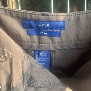 Apt. 9 Women's Gray Chinos